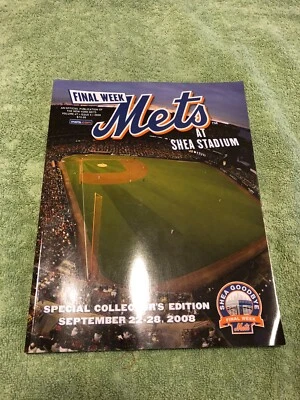 Mets Final WEEK Shea Stadium Special Collector's Edition Program  - Image 1 of 3