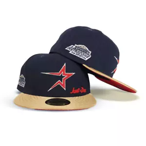 Houston Astros "Astrodome" Navy 59FIFTY New Era x Just Don Fitted Hat 7 1/8 - Picture 1 of 18