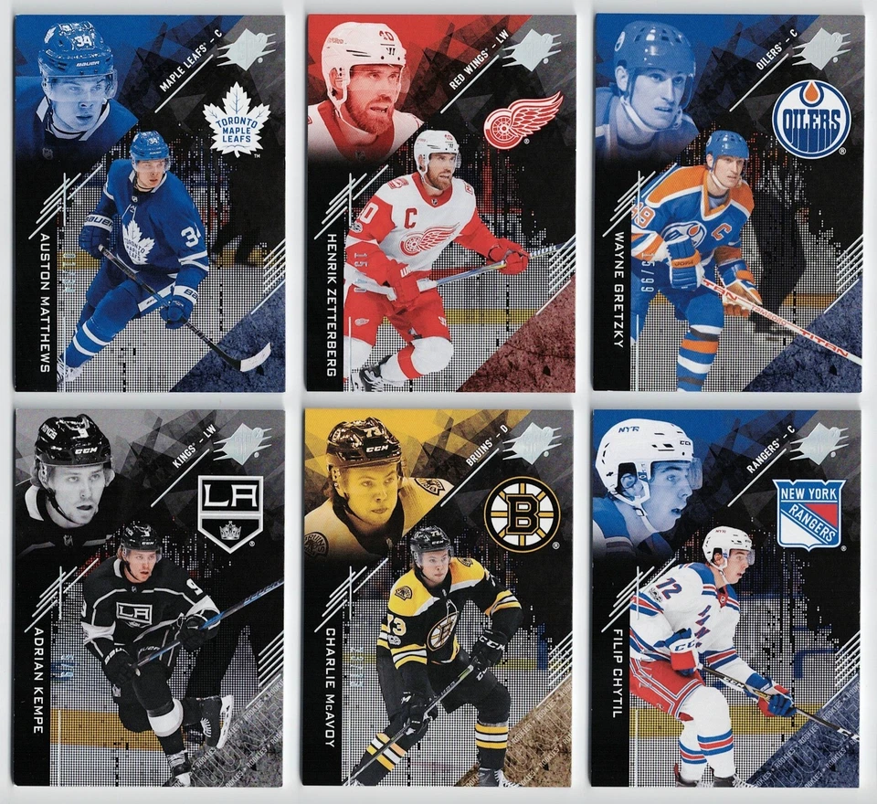 2017-18 SPx Spectrum Parallel Stars & Rookies Jersey Numbered Pick From List !! - Image 1 of 1