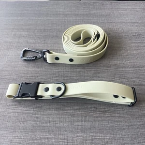 NEW Dog Collar & Leash 6' Set Waterproof Size Small (12-18") - Picture 1 of 8