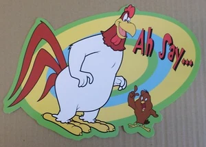Looney Tunes Nebelhorn Leghorn & Henery Hawk Postkarte, "Ah Say", WB 1999 - Bild 1 von 4