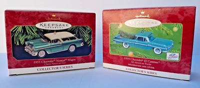 Hallmark Keepsake (lote) - Serie Holiday Collector - 1955, 1959 Chev, como nuevo en caja Foto 1 de 4