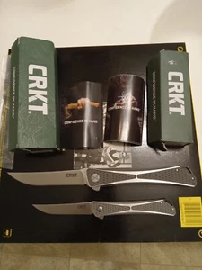 Crkt Crossbones7530+jumbones 7532 New In Org.box.taiwan.nos.mib. - Picture 1 of 8
