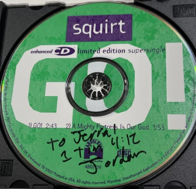 AUTOGRAPHED Squirt OP Super Single in 1997 on CD w/ 2 Songs & Enhanced Bonuses! Foto 1 de 4