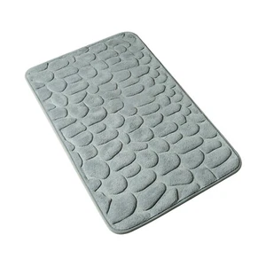 Badematte, Kopfsteinpflaster, geprägt, weich, Memory-Schaumstoff, F7M0 - Bild 1 von 10