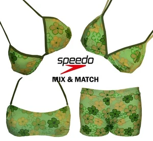 Speedo Green Ladies Bikini Tops Bottoms Briefs Sets Mix & Match Gym Swimming  - Picture 1 of 16