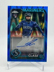Actualización cromada Jonatan Clase RC 2024 Topps Blue Raywave automático 96/150 #ac-jcl - Imagen 1 de 2