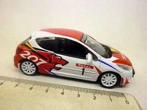 430000 Norev jet car 1:43 Peugeot 207 Total - Picture 1 of 2