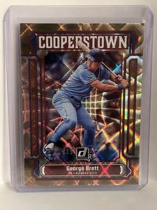 2023 Donruss George Brett #CT-15 Cooperstown Foil 799/999 Kansas City Royals HOF