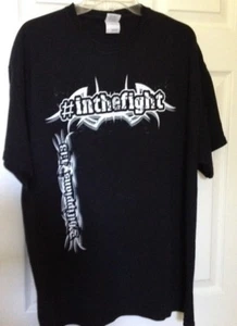 Camiseta religiosa para hombre XL inspiradora en la lucha Filipenses 4:13 negra - Imagen 1 de 5