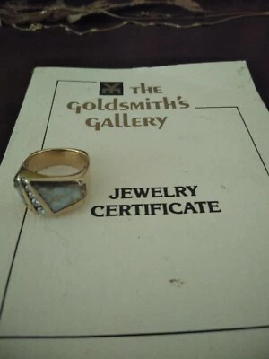  Anel masculino THE GOLDSMITHS GALLERY KAUAI HAVAÍ 1992 MAGNÍFICO ÚNICO  - Imagem 1 de 4