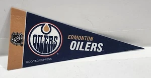 Edmonton Oilers Vintage NHL Hockey Mini Pennant 9"x4” Felt Banner Flag - Picture 1 of 3