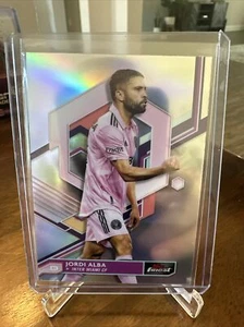2023 Topps Finest MLS JORDI ALBA REFRACTOR INTER MIAMI CF #100 - Picture 1 of 3