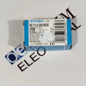 FINDER 60.13.8.230.0030 GENERAL PURPOSE RELAY VOLTAGE 220VAC 11PIN FAST SHIPPING - Picture 1 of 11