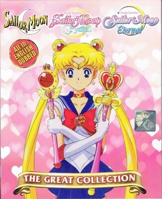 Sailor Moon Complete Collection Season 1-6 + 5 Movies DVD (Anime) (English Dub) - Image 1 of 4