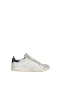 DSQUARED2 Dirty Maple Leaf Boxer $460 Off White/Blue Sneakers New And Authentic - Picture 1 of 5