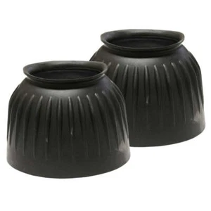 2126 Jack's Pull On Ribbed Bell Boots Black - Picture 1 of 1