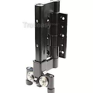 Black Bottom Bifold Roller Door Hinge Smart Visofold 1000 Hinge Bifolding Bogie - Picture 1 of 11