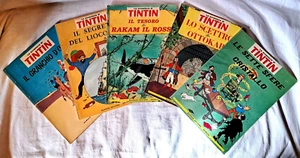 Sequenza Completa 1/5 LE AVVENTURE DI TINTIN - GANDUS EDITORE – Hergè – 1979 - Foto 1 di 14