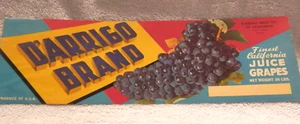 Etiqueta de caja vintage D'Arrigo marca D'Arrigo Bros. Co. de California - Imagen 1 de 1