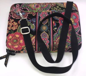 Vera Bradley Umhängetasche iPad Hülle Portfolio Hartseiten Handtasche Clam She’ll Travel - Bild 1 von 12