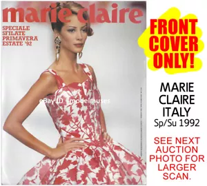 SOLAMENTE CUBIERTA - MARIE CLAIRE Italia Primavera Verano 1992 CHRISTY TURLINGTON - Imagen 1 de 2