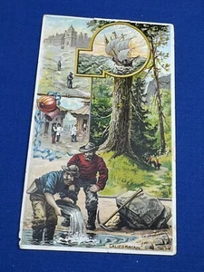 Tarjeta comercial de café Arbuckle Bros. 1892 feat. CALIFORNIA - Información e imágenes del estado - Imagen 1 de 5