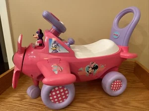 Kiddieland Disney MINNIE MOUSE Battery-Powered Ride-on Airplane - Picture 1 of 10