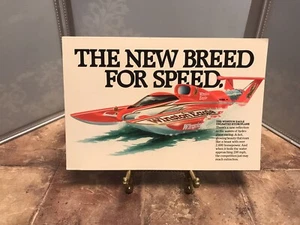 Tarjeta de especificaciones Winston Eagle 1989 impresión promocional foto hidroavión barco carreras - Imagen 1 de 4