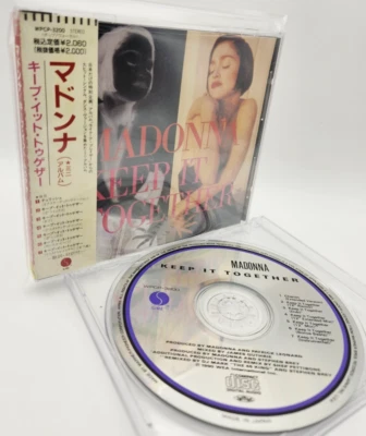 MADONNA Keep It Together JAPAN Exclusive Rare Vintage CD WPCP 3200 w/OBI 1990 - Image 1 of 4