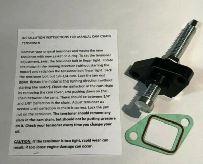Ajustador manual tensor de cadena de levas Husqvarna 2005-2010 SM510R SMR510 NEGRO Foto 1 de 4