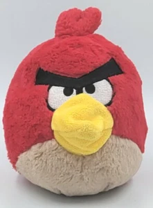 Angry Birds Red Bird Rovio Plush Stuffed Animal Small 6" Toy No Sound - Picture 1 of 7