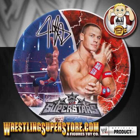 WWE Superstars John Cena Dinner Plates Set of 8 Cover