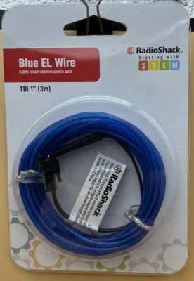 Radio Shack Blue EL wire 2760414 - Image 1 of 2
