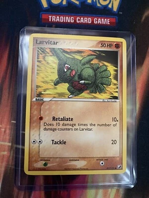 Larvitar - 61/115 - Non-Holo - EX Unseen Forces set - Pokémon TCG - Image 1 of 2
