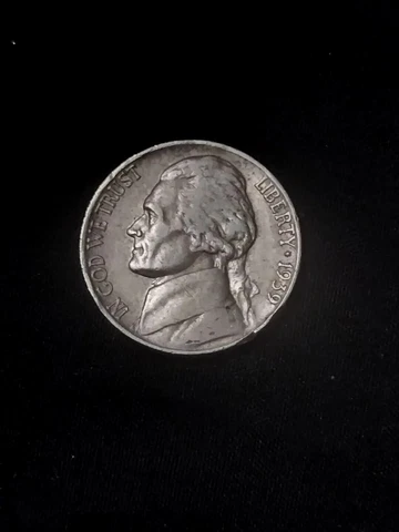 1939 Jefferson Nickel (No Mint Mark) Cover