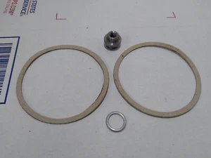 021115193B VW Porsche Oil Strainer Cover Cap Nut with gasket Bus Vanagon 911 914 - Picture 1 of 10