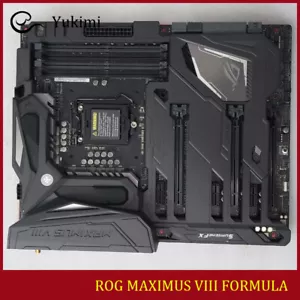 FOR ASUS ROG MAXIMUS VIII FORMULA DDR4*4 LGA1151 64GB ATX Motherboard Test OK - Picture 1 of 6