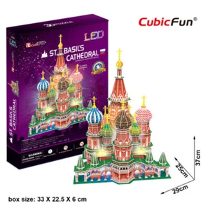 CubicFun 3D Puzzle ST. BASIL'S CATHEDRAL - L519H - Picture 1 of 3