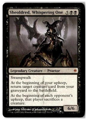 MTG Sheoldred, Whispering One - New Phyrexia Moderately Played English - Image 1 of 2