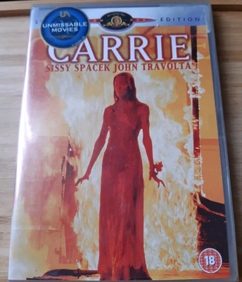 CARRIE DVD Stephen King Horror Special Edition Cert 18 Reg 2  Release NEW SEALED - Image 1 of 3