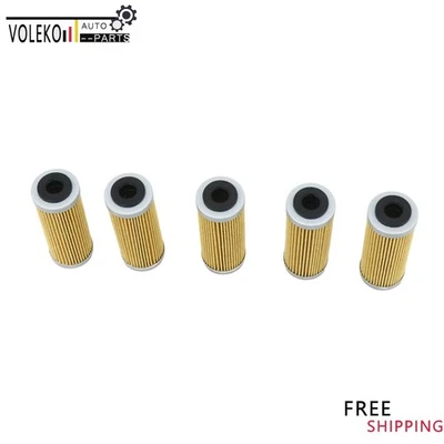 Set of 5 New Oil Filter For Husqvarna FE501 2017-2025 FE450 2017-2019 USA - Image 1 of 4