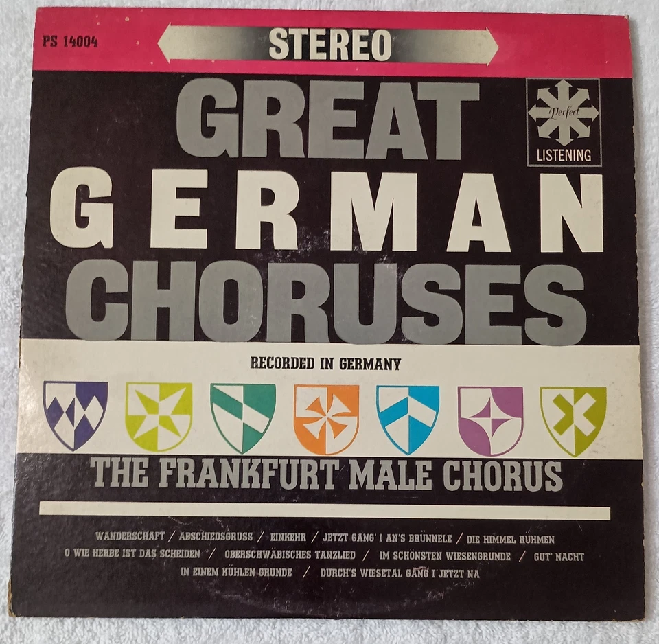 The Frankfurt Male Chorus - Great German Choruses "LP" - Image 1 of 4
