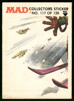 1983 MAD Magazine Collextors Sticker Fleer Alfred E. Neumann VTG #117 - Image 1 of 2