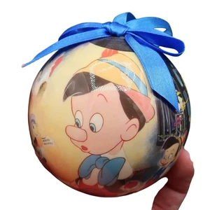 Disney Pinocchio Christmas Ornament World of Disney Classic Films Decoupage Vtg - Picture 1 of 6