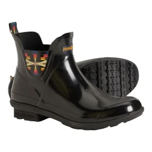 Pendleton Women's Tucson Chelsea Style Gloss Rain Boot-Authentic NIB New Sz 7 - Picture 1 of 11