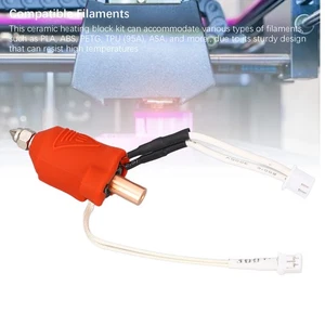 Ceramic Heating Block Printer Hotend Kit 24V 60W 300 ℃ Temp Resisting For Ender - Afbeelding 1 van 24