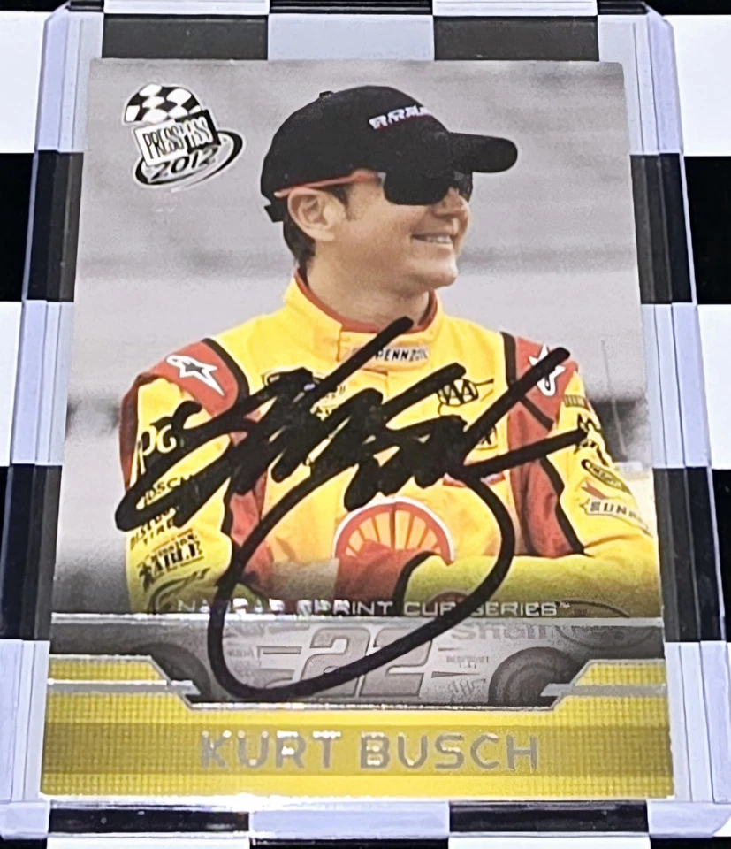 TARJETA DE CARRERAS NASCAR FIRMADA POR KURT BUSCH PENKE RACING KB05 Foto 1 de 1