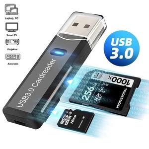 USB 3.0 Kartenleser Kartenlesegerät USB Stick Card Reader Micro SD XC Adapter - Bild 1 von 6