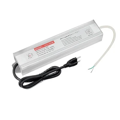 Fuente de alimentación LED 110V a CC 12V convertidor de voltaje transformador adaptador impermeable Foto 1 de 4